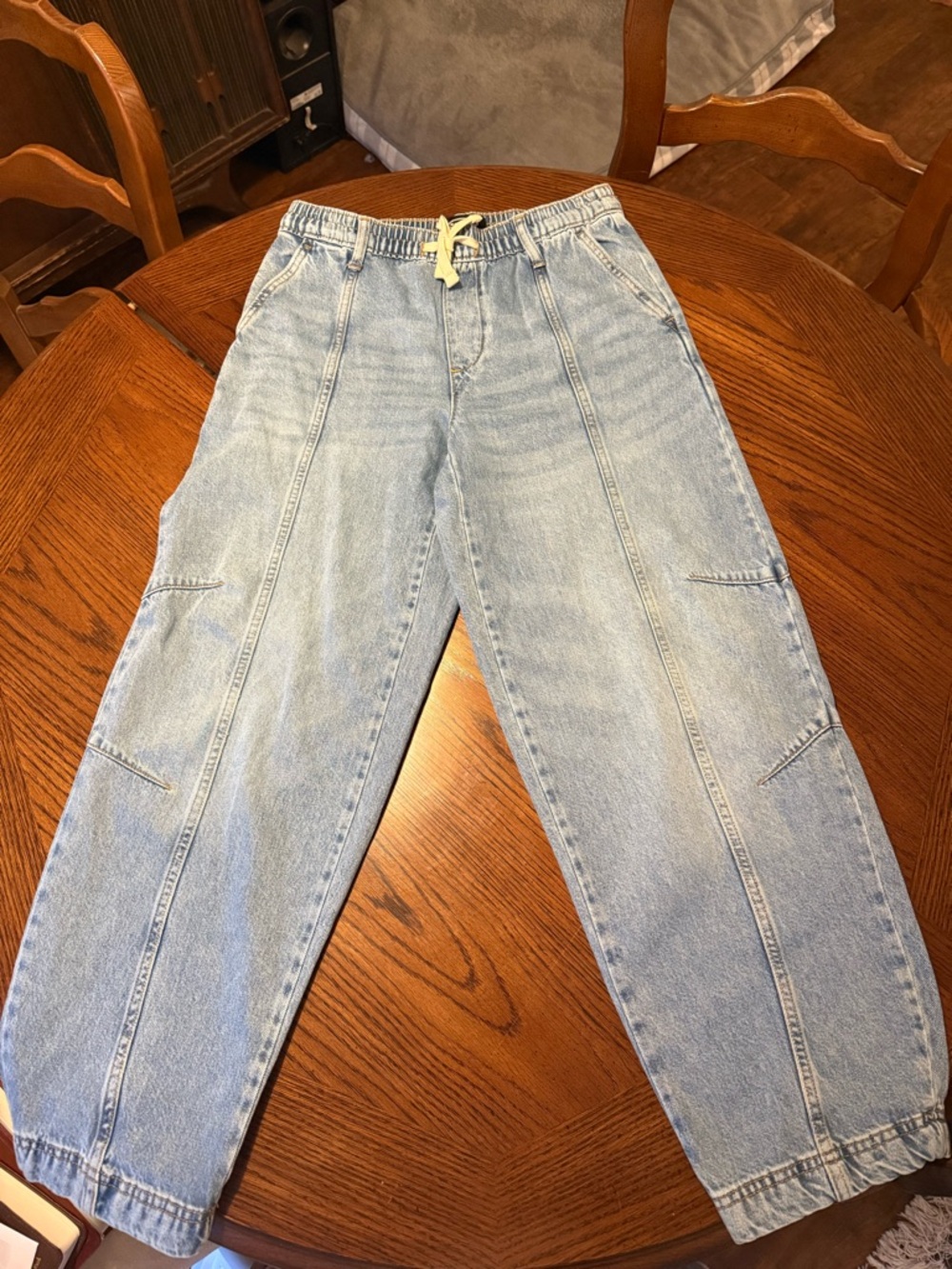 Light Wash Wide Leg Jeans - Women's Flare & Wide Leg